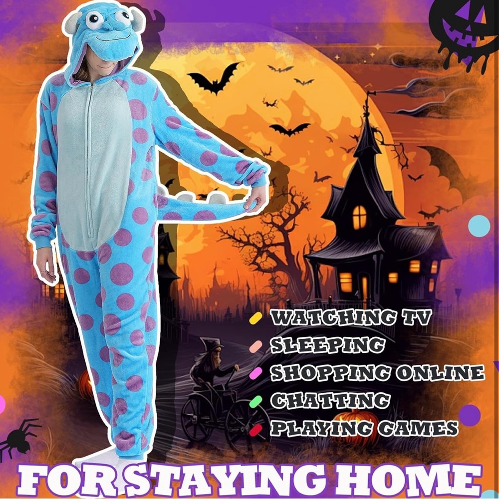 🟣🟣Monsters INC. Sully Snuggie🔵🔵
